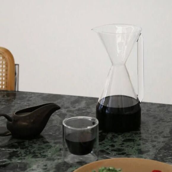 Minimalist Pour Over Coffee Maker Carafe Modern - Picture 1 of 3